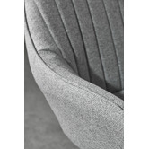 Temple &amp; Webster Grey Kinsey Fabric Office Chair