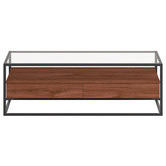 Temple &amp; Webster Khanh Glass Coffee Table