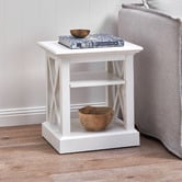 Temple &amp; Webster White Hamptons Side Table