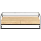 Temple &amp; Webster Khanh Glass Coffee Table