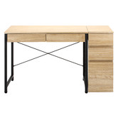 Temple &amp; Webster 2 Piece Beesly Office Desk &amp; Filing Cabinet Set
