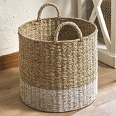 Temple &amp; Webster Dipped Seagrass Basket