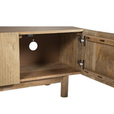 Temple &amp; Webster Anika Mango Wood Entertainment Unit