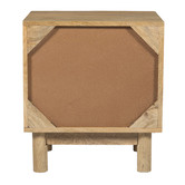 Temple &amp; Webster Natural Anika Mango Wood Bedside Table