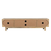 Temple &amp; Webster Anika Mango Wood Entertainment Unit