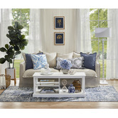 Temple &amp; Webster Hamptons Rectangular Coastal Coffee Table