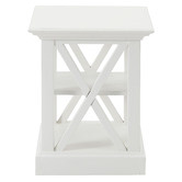 Temple &amp; Webster White Hamptons Side Table