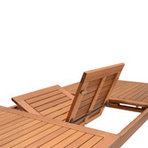 Temple &amp; Webster Lanai Eucalyptus Wood Outdoor Extendable Dining Table