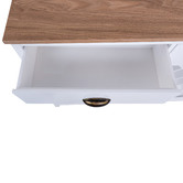 Temple &amp; Webster White &amp; Natural Zoe Pine Wood Wine Rack