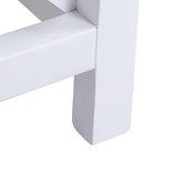 Temple &amp; Webster White &amp; Natural Zoe Pine Wood Wine Rack