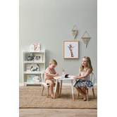 Temple &amp; Webster Kids&#039; White &amp; Natural Isla Chairs