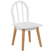 Temple &amp; Webster Kids&#039; White &amp; Natural Isla Chairs