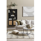 Temple &amp; Webster 80cm White Serena Italian Carrara Marble Coffee Table