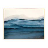 Temple &amp; Webster Ripple Framed Canvas Wall Art