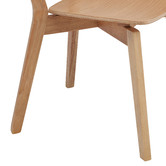 Temple &amp; Webster Natural Larsen Wooden Dining Chairs