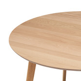 Temple &amp; Webster Natural Larsen Round Wooden Dining Table