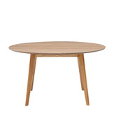 Temple &amp; Webster Natural Larsen Round Wooden Dining Table