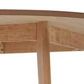 Temple &amp; Webster Natural Larsen Round Wooden Dining Table