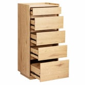 Temple &amp; Webster Rhet 5 Drawer Tallboy