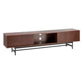 Temple &amp; Webster 200cm Walnut Gannon Retro Lowline TV Unit