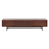 Temple &amp; Webster 200cm Walnut Gannon Retro Lowline TV Unit