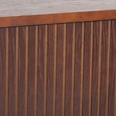 Temple &amp; Webster 200cm Walnut Gannon Retro Lowline TV Unit