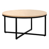 Temple &amp; Webster Boras 80cm Round Coffee Table