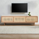 Temple &amp; Webster 180cm Inari Rattan TV Unit