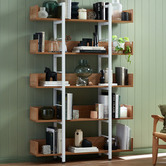 Temple &amp; Webster Large Karloff 5 Tier Bookshelf