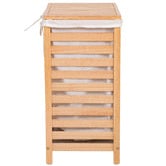 Temple &amp; Webster Grayson Rubberwood Laundry Hamper