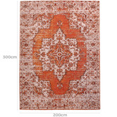 Temple &amp; Webster Aria Vintage-Style Cotton-Blend Rug