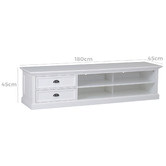Temple &amp; Webster Hamptons Large TV Entertainment Unit