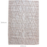 Temple &amp; Webster Sol Hand-Woven Jute &amp; Wool Rug