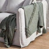 Temple &amp; Webster Hallie Cotton Tufted Throw