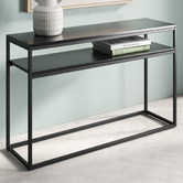 Temple &amp; Webster Boras Console Table with Shelf