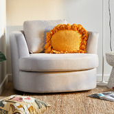 Temple &amp; Webster Killian Oversized Swivel Armchair