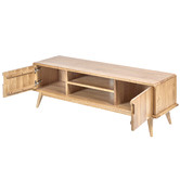 Temple &amp; Webster 140cm Oscar Solid Oak TV Unit