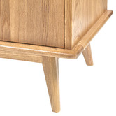 Temple &amp; Webster 140cm Oscar Solid Oak TV Unit