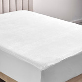 Temple &amp; Webster Waterproof Bamboo Terry Mattress Protector