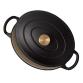 Temple &amp; Webster 5.5L Oval Cast Iron Dutch Oven