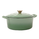 Temple &amp; Webster 4.3L Round Cast Iron Dutch Oven