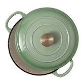 Temple &amp; Webster 4.3L Round Cast Iron Dutch Oven