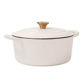 Temple &amp; Webster 4.3L Round Cast Iron Dutch Oven