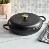 Temple &amp; Webster 3.5L Cast Iron French Pan