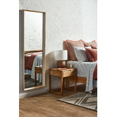 Temple &amp; Webster Blonde Block Full Length Mirror