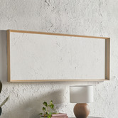 Temple &amp; Webster Blonde Block Full Length Mirror