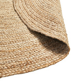 Temple &amp; Webster Natural Alba Hand-Woven Jute Round Rug