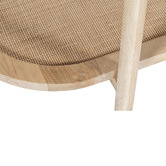 Temple &amp; Webster Natural Anya Mango Wood &amp; Rattan Coffee Table