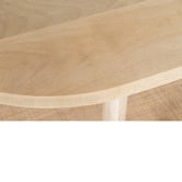 Temple &amp; Webster Natural Anya Mango Wood &amp; Rattan Coffee Table