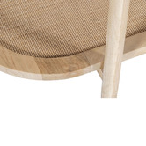 Temple &amp; Webster Natural Anya Mango Wood &amp; Rattan Console Table
